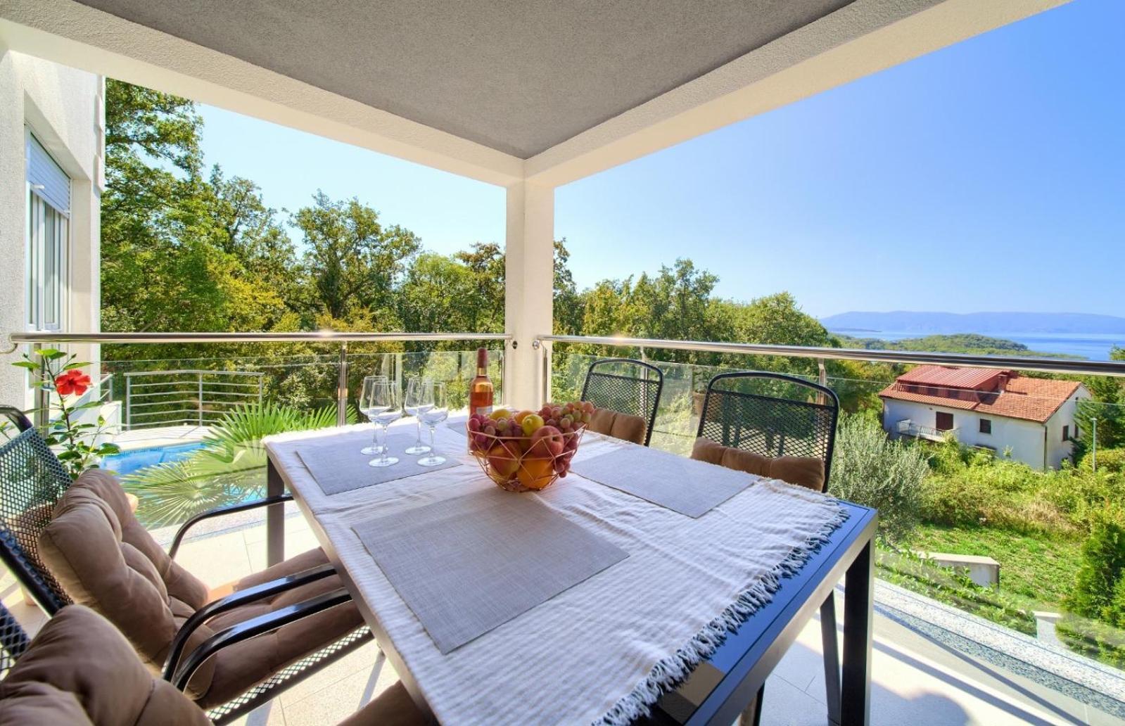Apartment Sasso Bianco With The Private Pool Njivice Εξωτερικό φωτογραφία