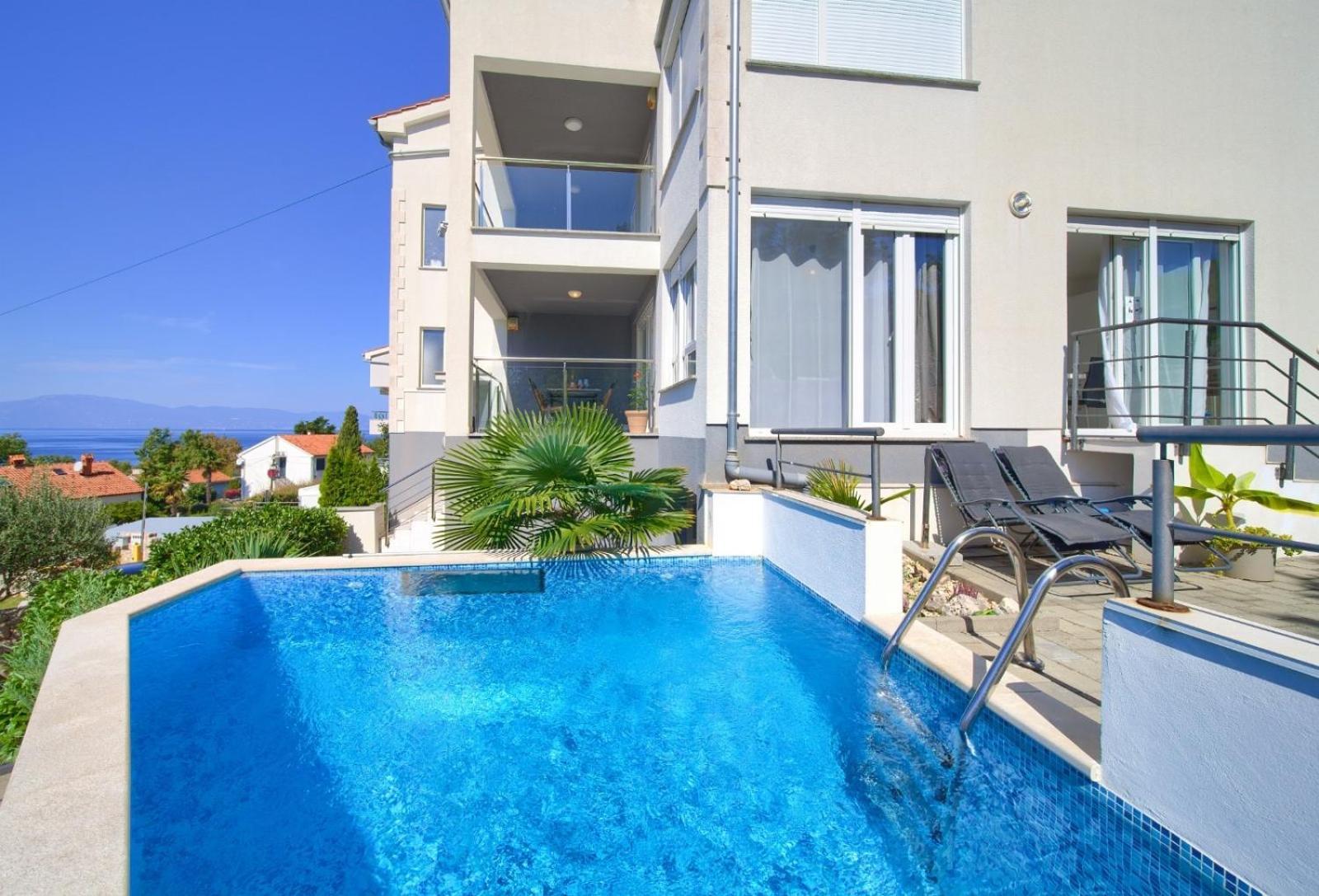 Apartment Sasso Bianco With The Private Pool Njivice Εξωτερικό φωτογραφία
