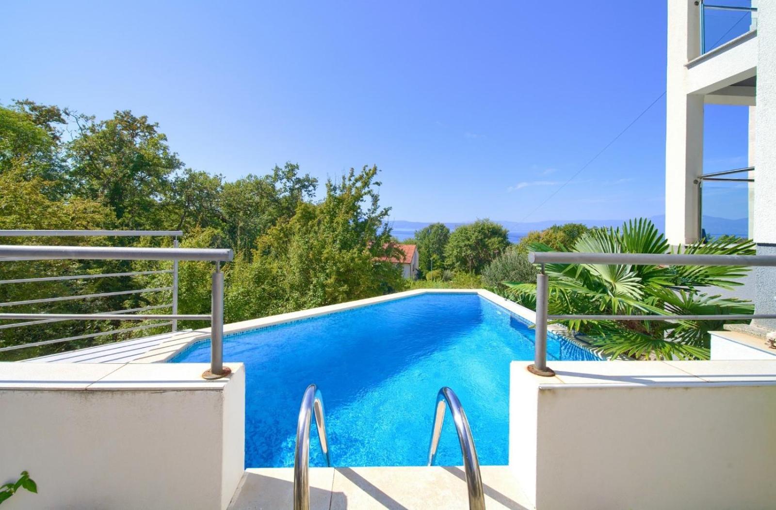 Apartment Sasso Bianco With The Private Pool Njivice Εξωτερικό φωτογραφία